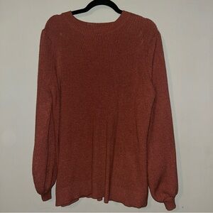 Cotton Bleu| Orange Sweater